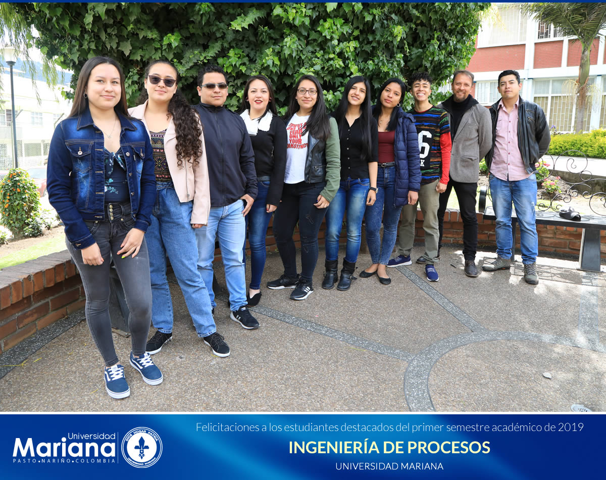 RECONOCIMIENTO ACADÉMICO A ESTUDIANTES DESTACADOS DE LA UNIVERSIDAD MARIANA - PRIMER SEMESTRE DE 2019